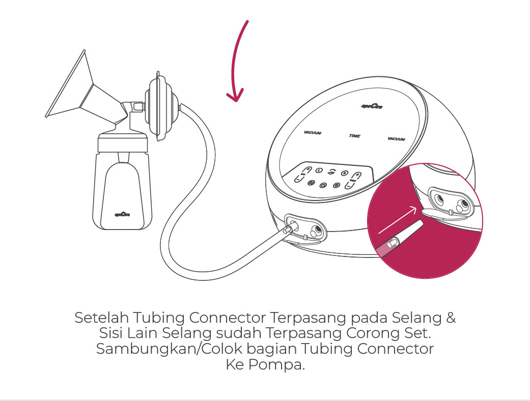 Spectra Breastshield Set Corong ASI Ukuran 32mm (L) + Botol PP Original Foto 8