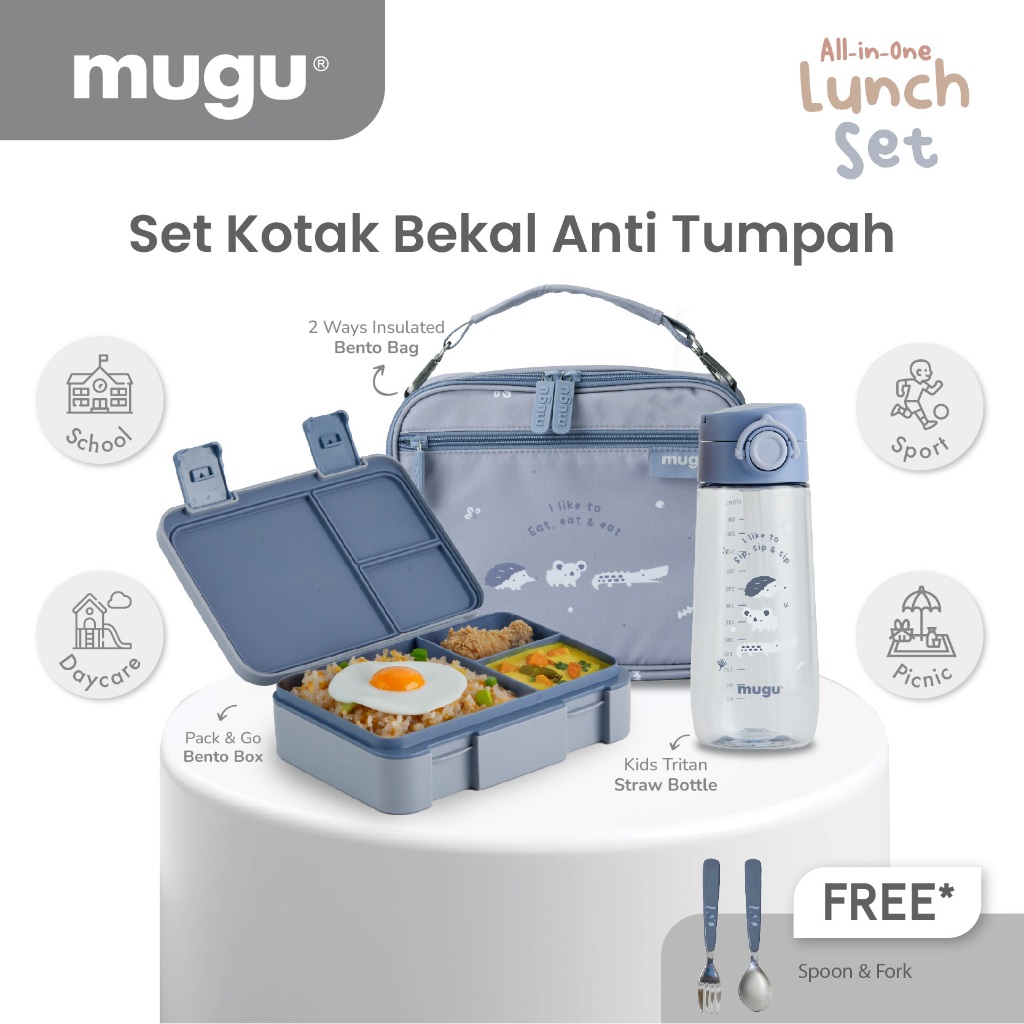 MUGU Kids Bento Set All-in-One Foto 5