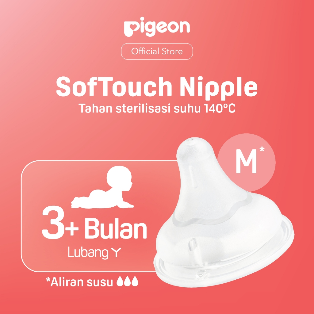 Dot Bayi Pigeon SofTouch Wide Neck 3pcs Blister Original Anti Kolik AVS Silikon Food Foto 6