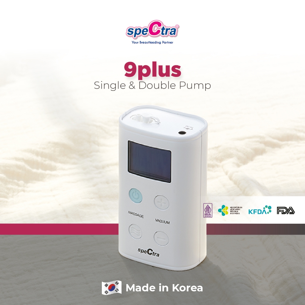 Pompa ASI Elektrik Double Spectra 9Plus Baterai Portable dari Korea Foto 6
