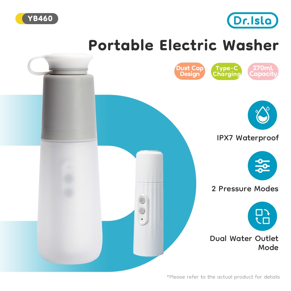 Bidet Portable Dr.isla YB460 Elektrik Rechargeable USB Type-C Sprayer Personal Cleaner Foto 2