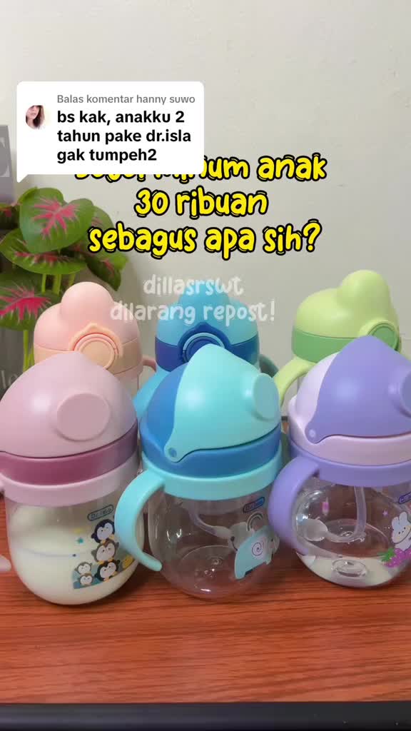 Botol Minum Bayi Dr.isla BY01 250ml Anti Kolik dengan Sedotan dan 2 Pegangan