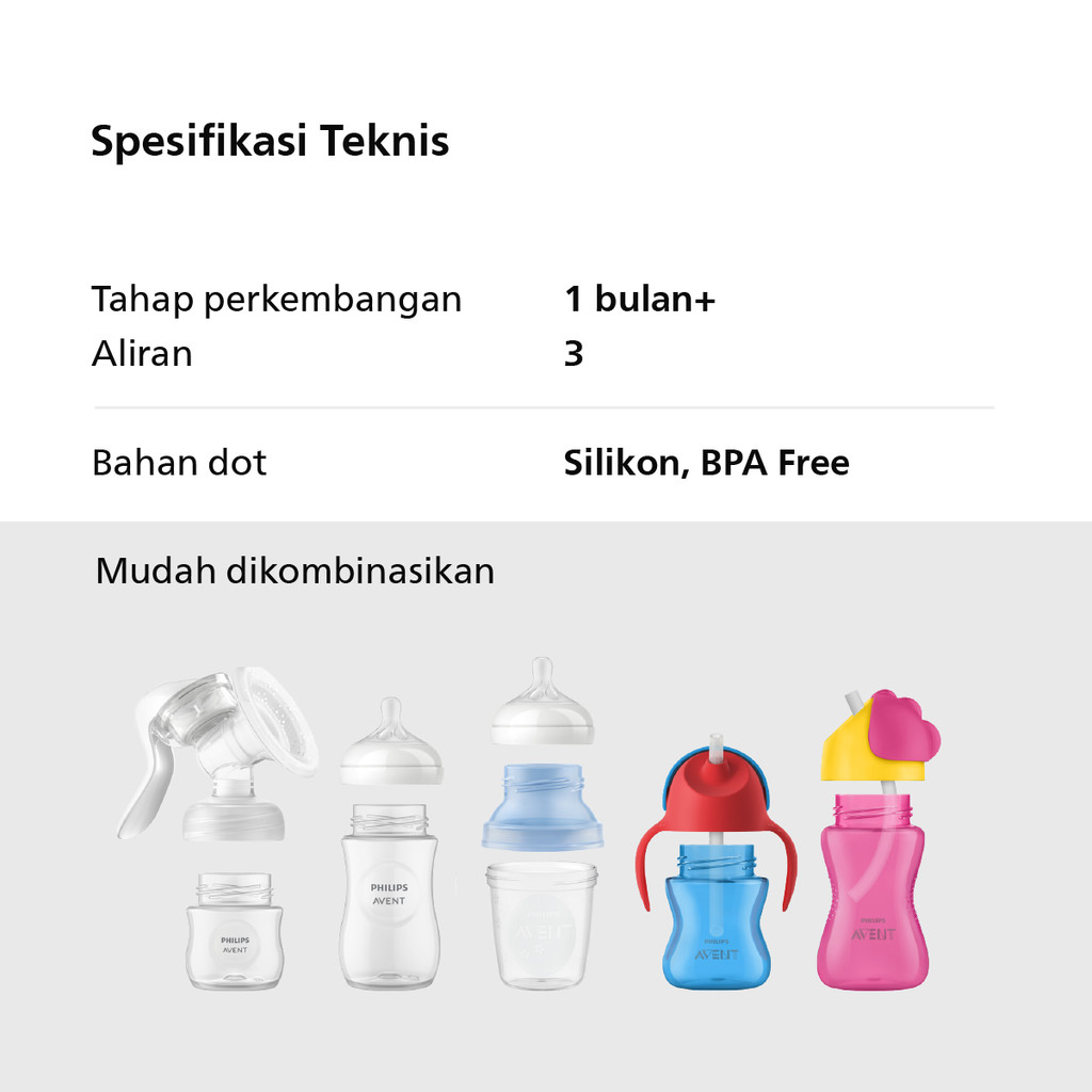 Bundle Botol Susu Philips Avent Natural Response PPSU Foto 2