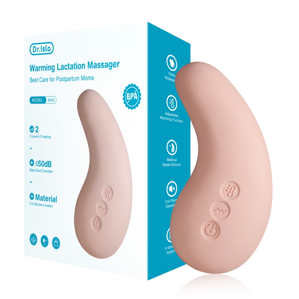 Dr.isla Warming Lactation Massager Alat Pijat Penghangat Payudara Laktasi BM23 Foto 5