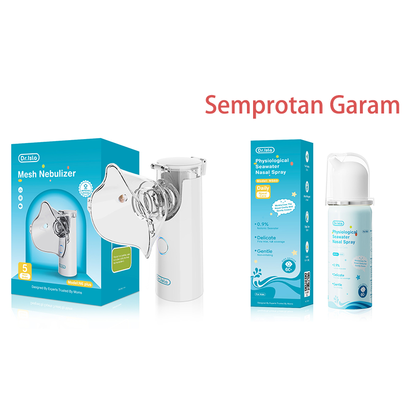 Dr.isla Nebulizer Portable USB N6 Alat Terapi Uap Pernapasan Asma untuk Anak & Dewasa Foto 7