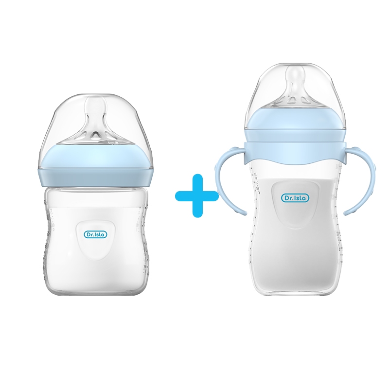Dr.isla Botol Susu Bayi Set 150ml 240ml 330ml Anti Kolik Polka Dot BPA Free Foto 6