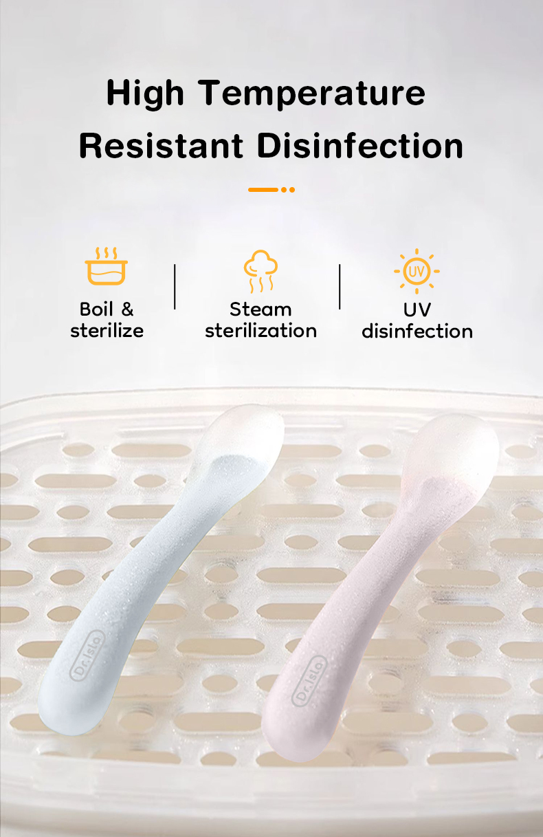 Sendok Bayi Dr.isla BT10 Liquid Silicone BPA Free Desain Ergonomis Foto 8