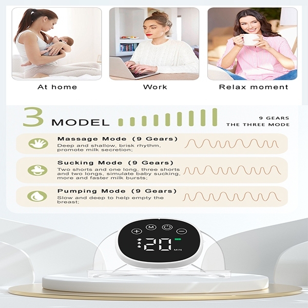 Pompa ASI Elektrik Dr.isla Single Portable Handsfree 3 Mode 9 Kecepatan Foto 5