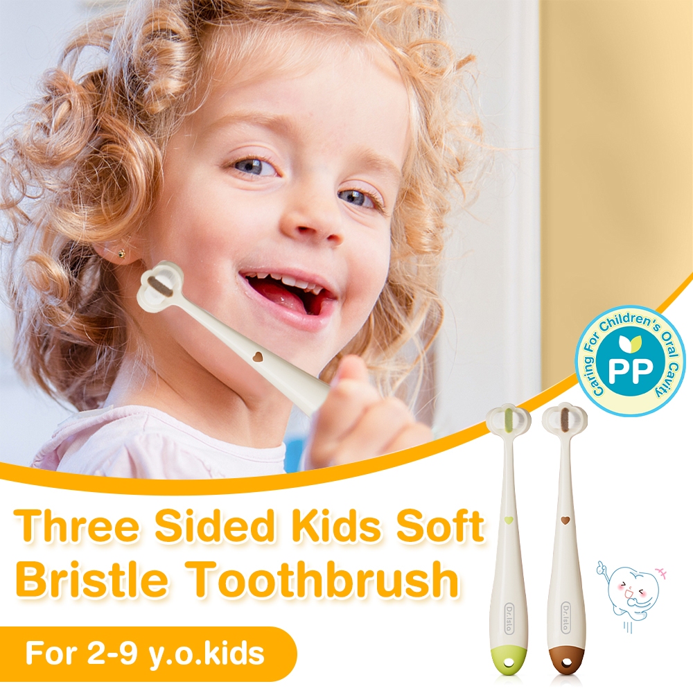 Sikat Gigi Anak Dr.isla BT12 2-9 Tahun Three Sided Comfortable Bulu Halus Foto 2