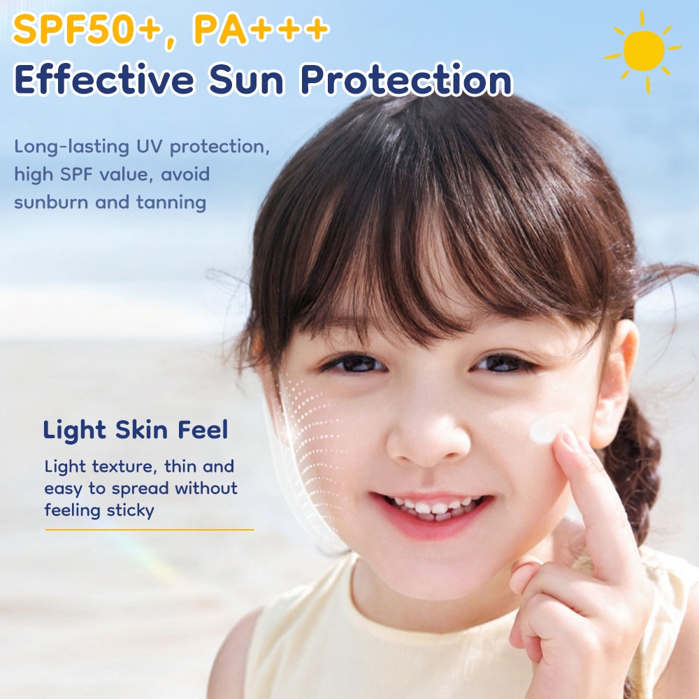 Avinie Physical Sunscreen Bayi Tabir Surya SPF50+ PA+++ 100g dengan Squalene Foto 2