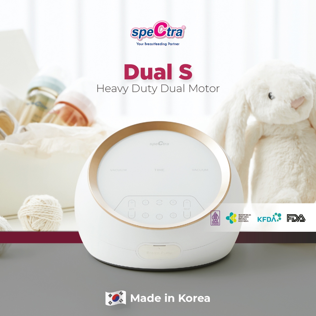 Spectra Dual S Double Electric Breastpump Pompa ASI Elektrik Ganda Korea