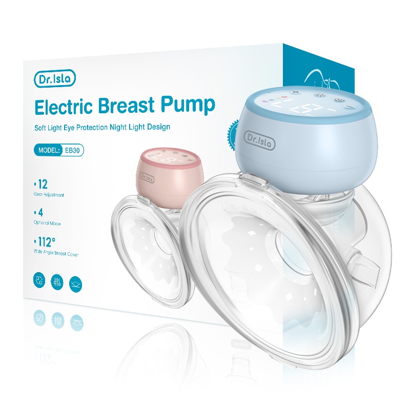 Pompa ASI Elektrik Dr.isla EB30 Handsfree Wireless dengan Lampu Malam BPA Free Foto 6