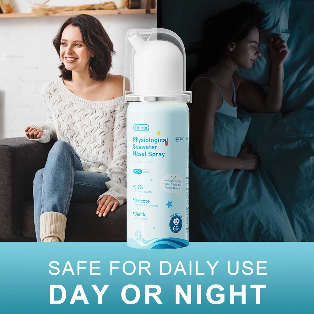 Dr.isla Nasal Spray Bayi 0.9% Garam Isotonik Semprotan Hidung 60ml NS60 Foto 4