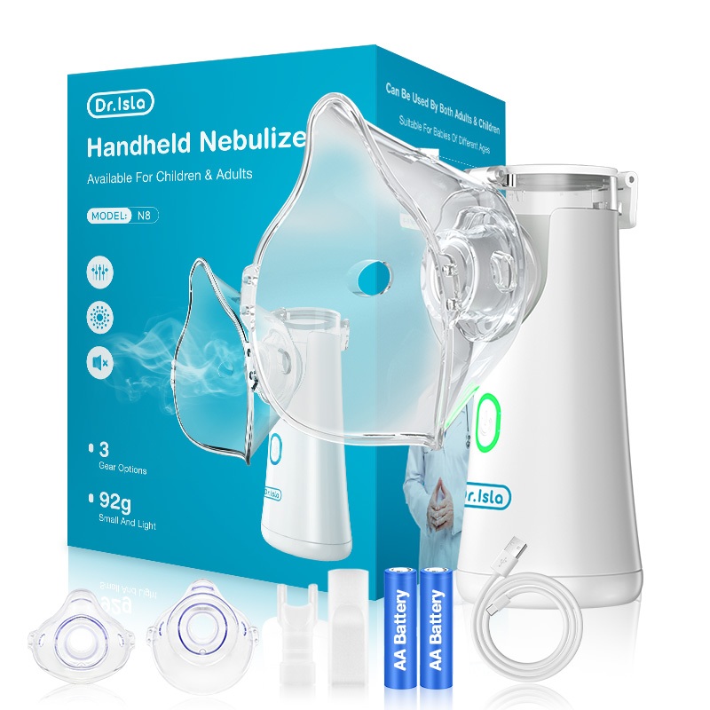 Nebulizer Mesh Portable Dr.isla N8 USB Rechargeable untuk Anak & Dewasa Foto 6