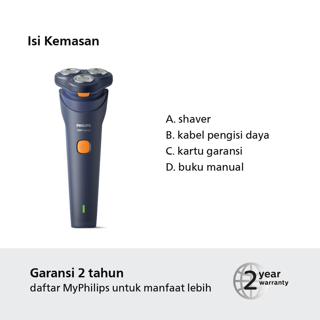 Bundle Philips Shaver 1000 Catokan ThermoProtect Foto 3