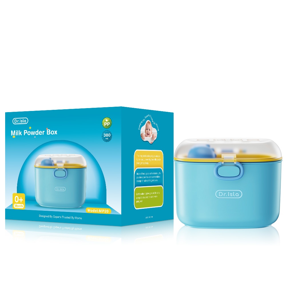Dr.isla Milk Powder Container MP20 Kotak Susu Bayi Travelling 380ml 555ml BPA Free Foto 6
