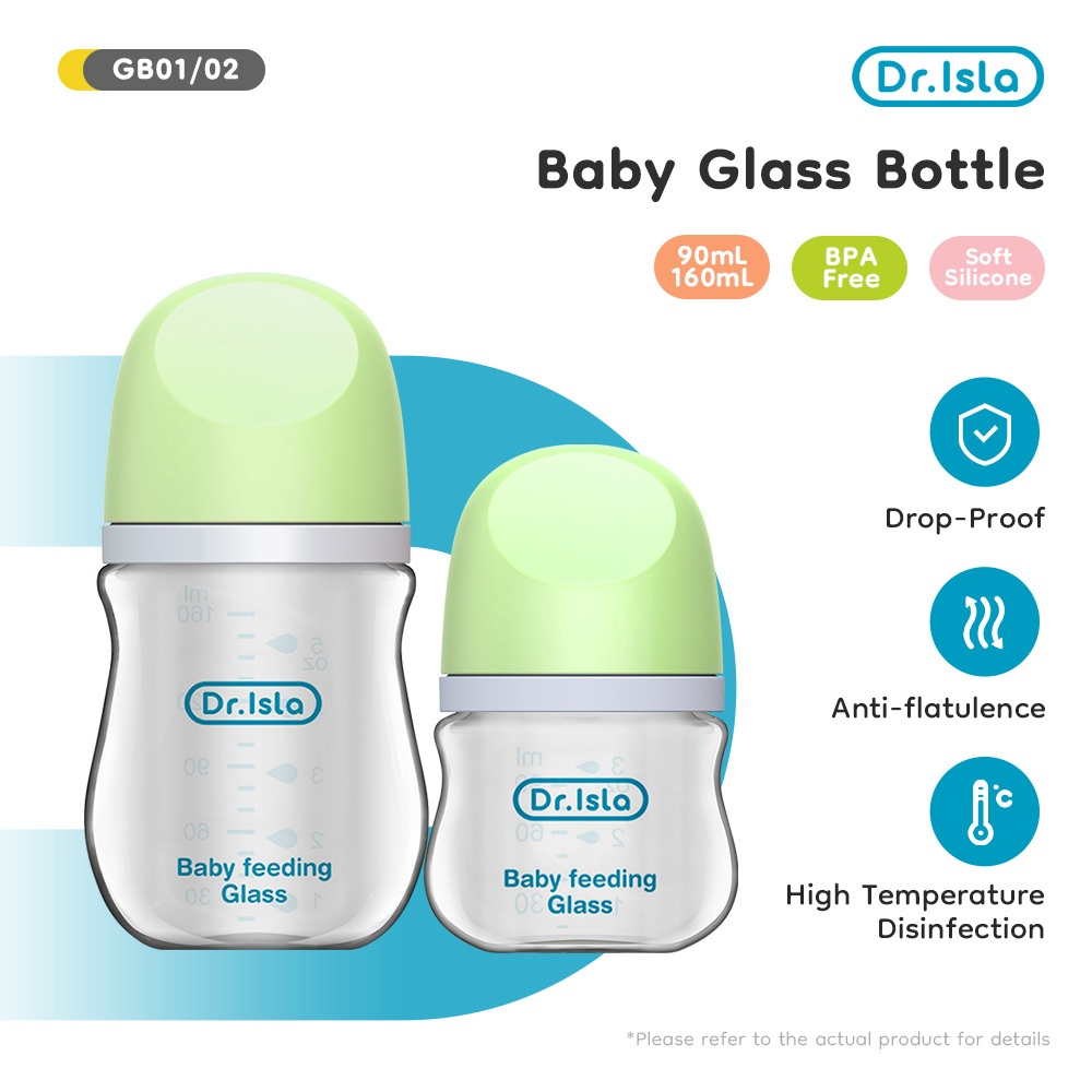 Botol Susu Kaca Dr.Isla Newborn