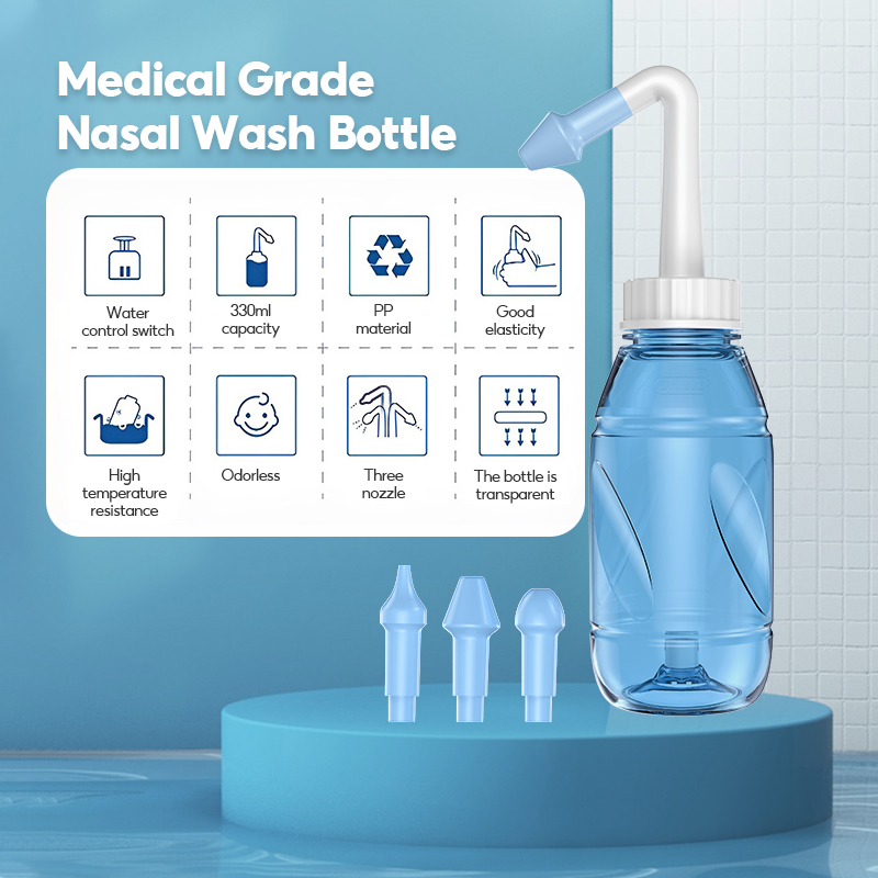Dr.isla Nasal Rinse YT330 330ml Alat Pembersih Hidung Dewasa dan Bayi Portable Foto 3