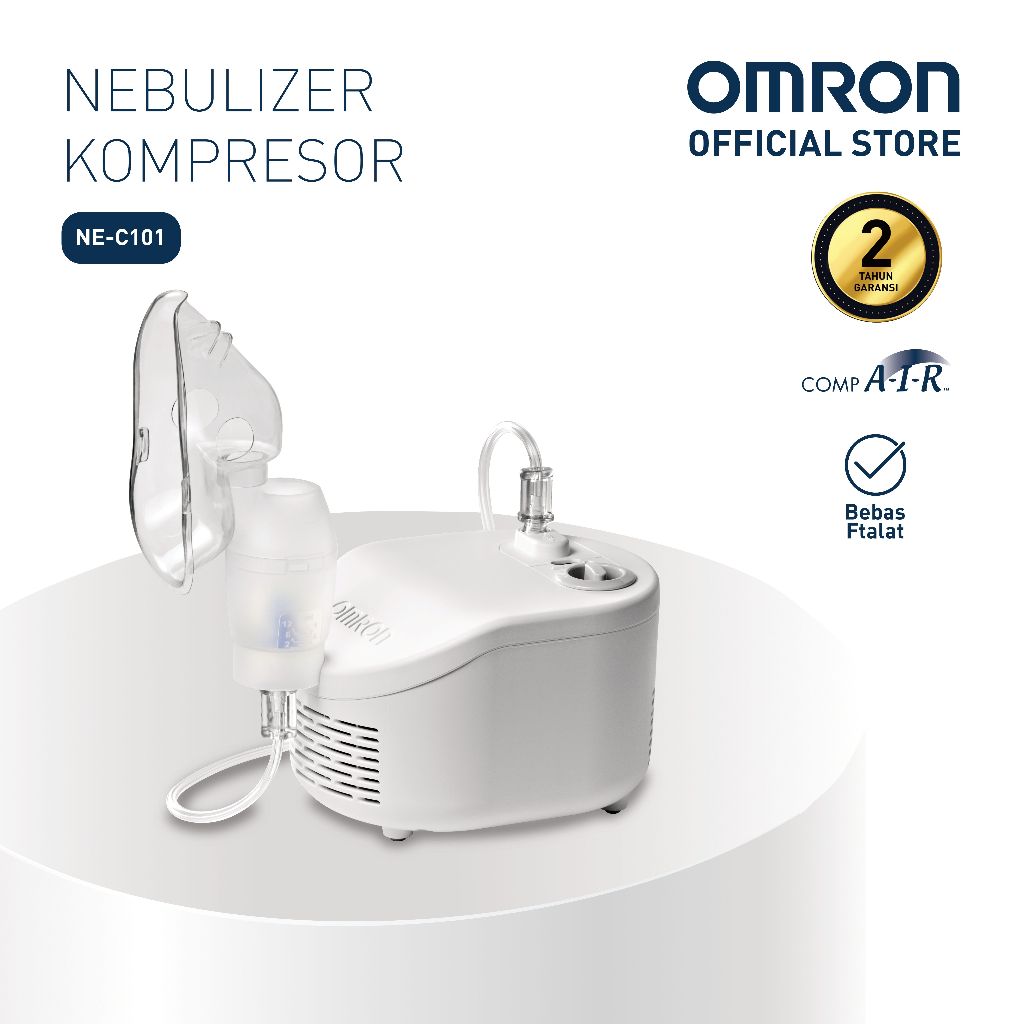 Nebulizer Kompresor Omron NE-C101 & NE-C106 Original Aksesori Lengkap 2 Tahun Garansi Foto 6