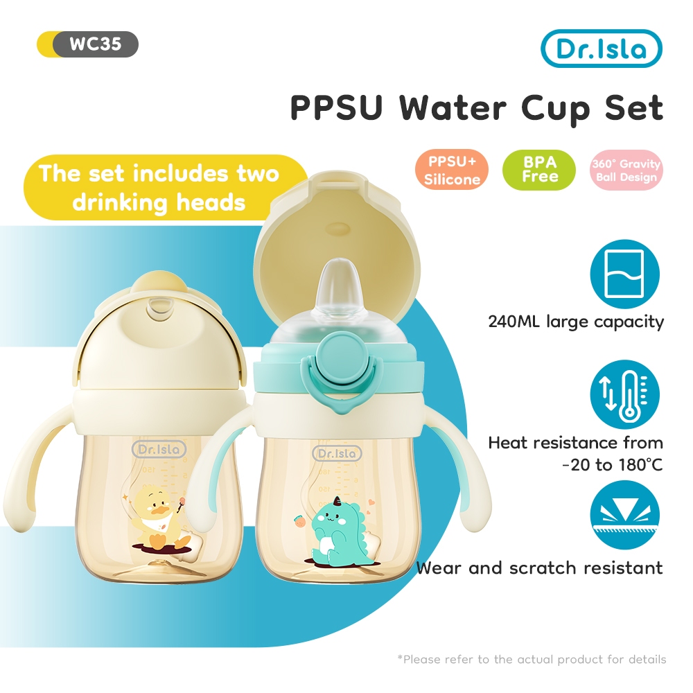 Dr.isla Dot Botol Susu PPSU 240ml