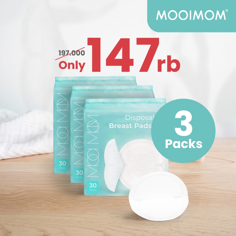 MOOIMOM Breast Pad 3D Anti Bocor Foto 6