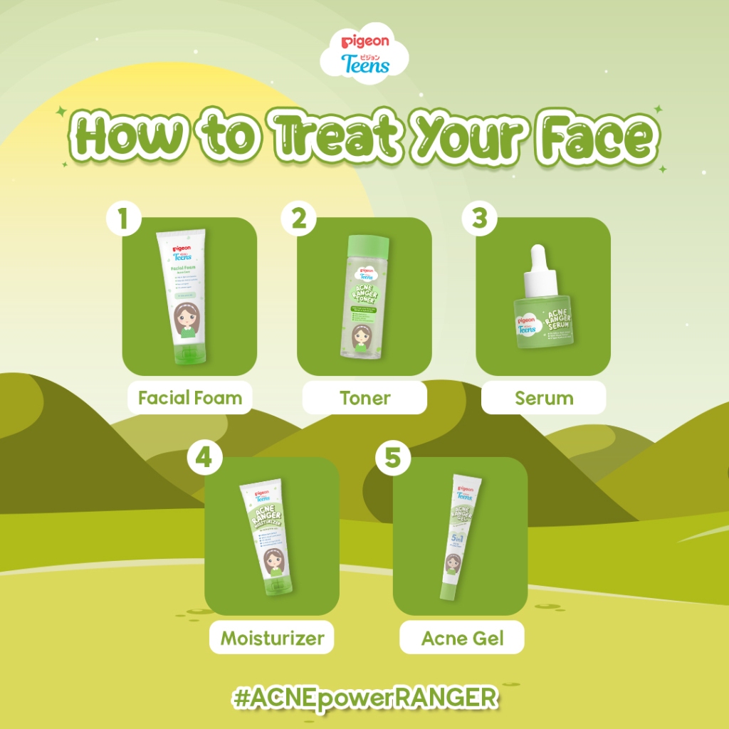 Pigeon Teens Acne Ranger Moisturizer 20G Pelembap Ringan Anti Jerawat Foto 3