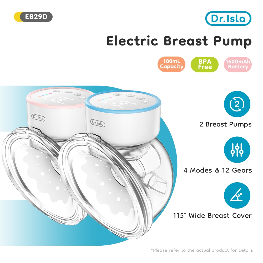 Pompa ASI Elektrik Dr.isla Single Portable Handsfree 3 Mode 9 Kecepatan Foto 2