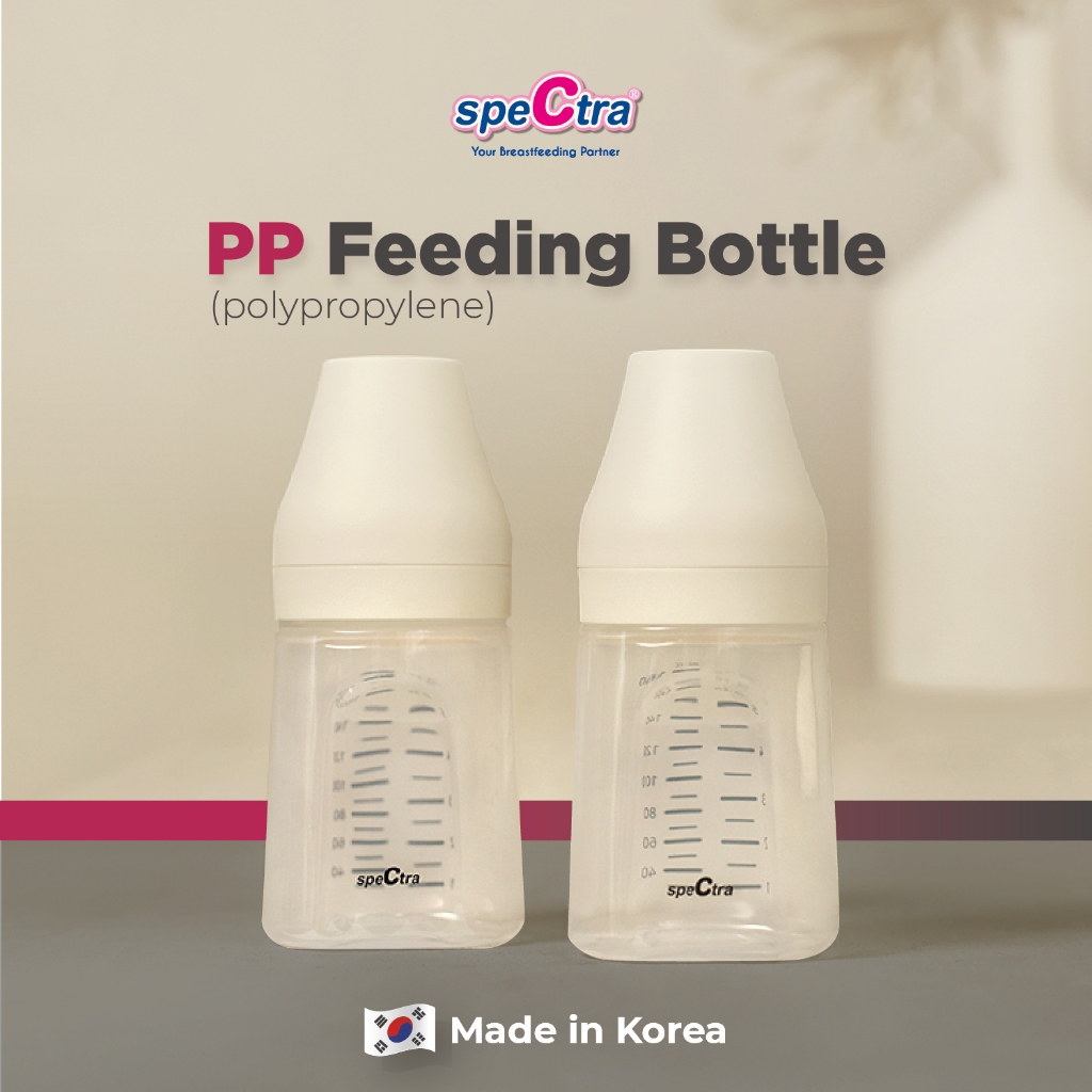 Botol Susu Bayi Spectra Polypropylene PP Feeding 160ml Bundle 2pcs Foto 2