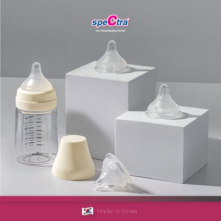 Spectra Silicone Nipple Dot Bayi Wide Neck Size XL/LL Isi 2 Pcs untuk Usia Foto 3