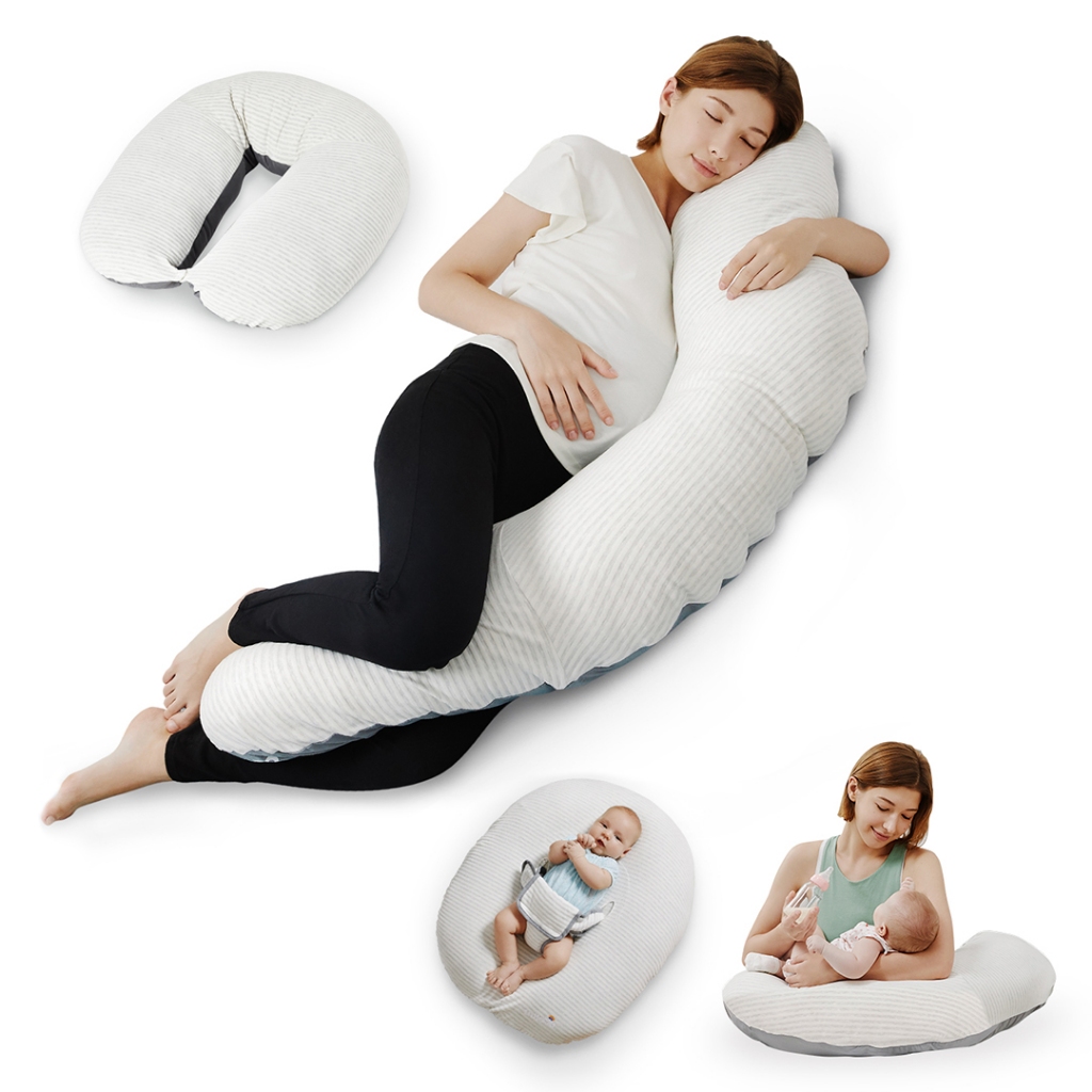 Bantal Menyusui MOOIMOM Unilove Grey Foto 4