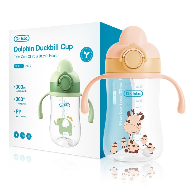 Botol Minum Bayi Dr.isla BY01 250ml Anti Kolik dengan Sedotan dan 2 Pegangan Foto 8