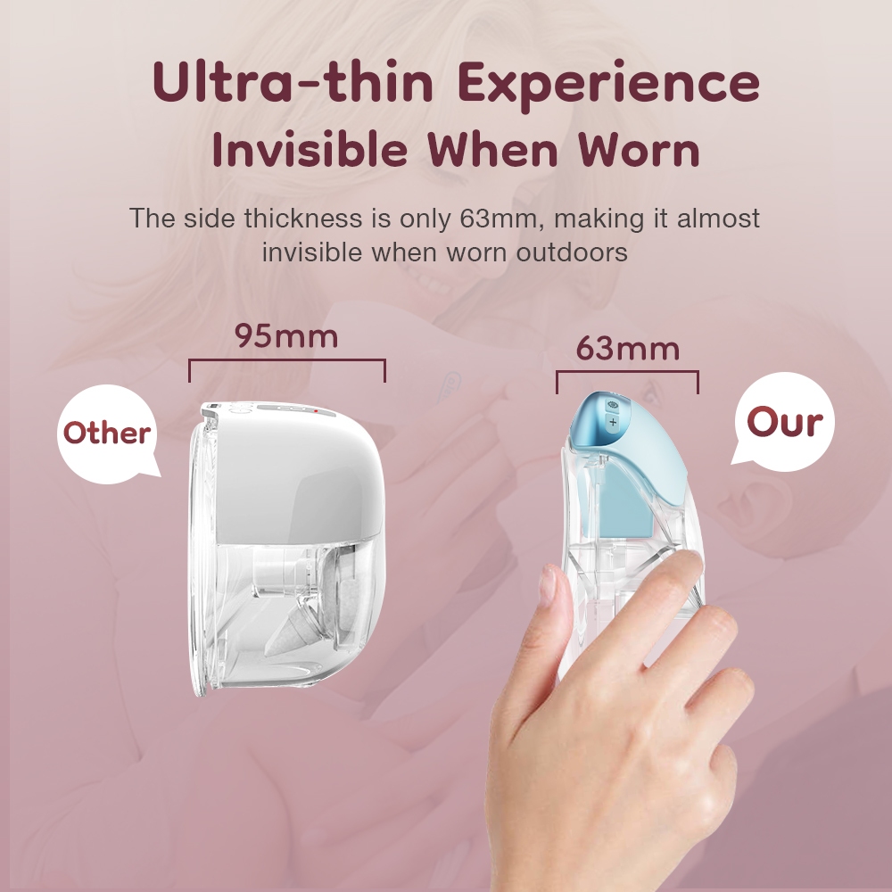 Dr.isla Pompa ASI Elektrik EB51 Single Portable Ultra Tipis Tritan Handsfree Foto 3