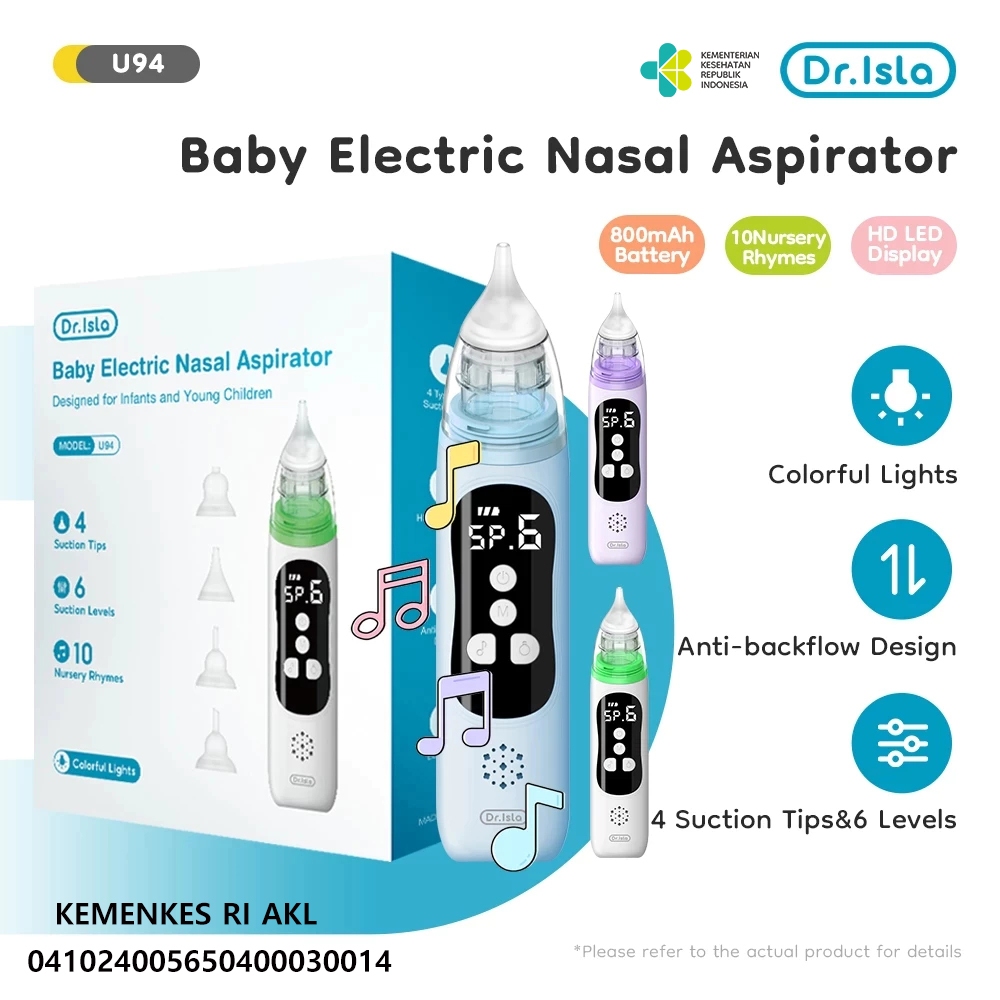 Dr.isla Nasal Aspirator Elektrik Portabel