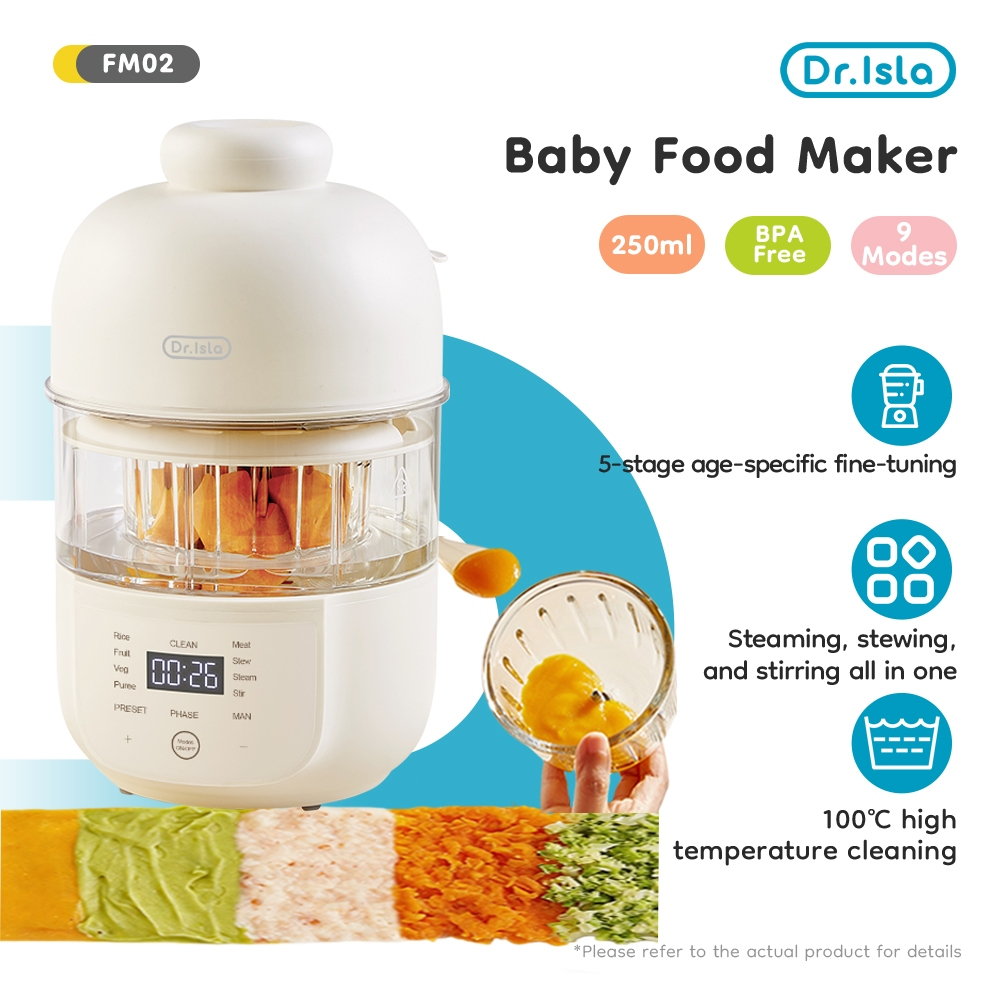 Dr.isla FM02 Food Processor MPASI