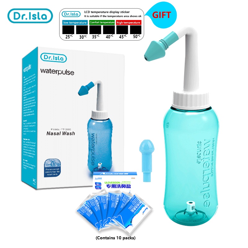 Dr.isla YT300 Waterpulse Nasal Wash Alat Cuci Hidung Sinus Neti Pot 300ml Portable Foto 7