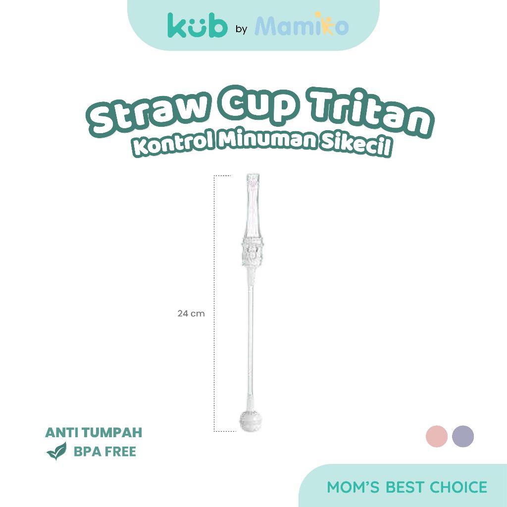 KUB Training Cup Botol Minum Sedotan Anak 240ml Tritan BPA Free Anti Tumpah Foto 4