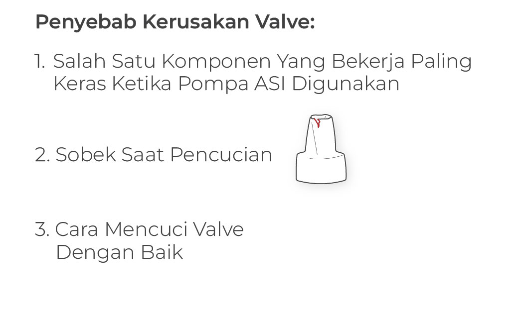 Silicone Valve Spectra Korea untuk Pompa ASI H1 dan Handsfree Foto 7