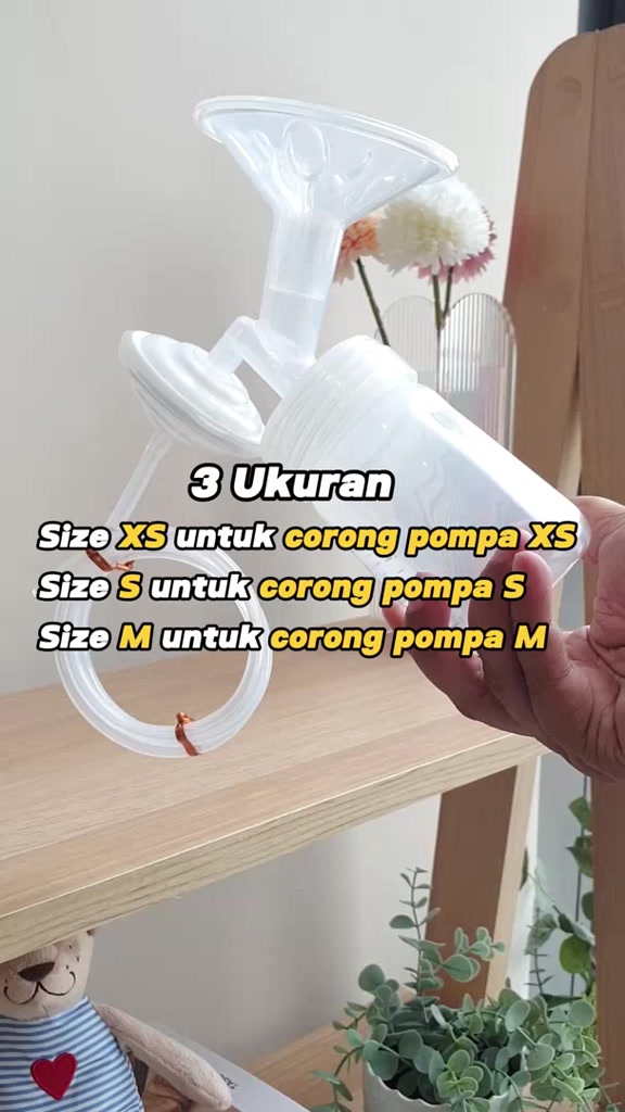 Spectra Silicone Massager Bantalan Pijat Corong Pompa ASI Ukuran M 28mm