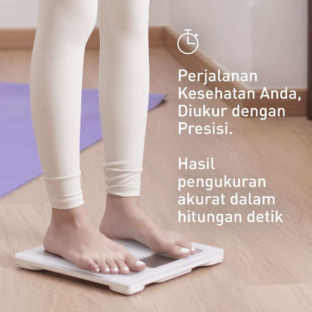 Omron Karada Scan HBF-214 Monitor Komposisi Tubuh Digital Analisis Lemak Visceral Foto 4