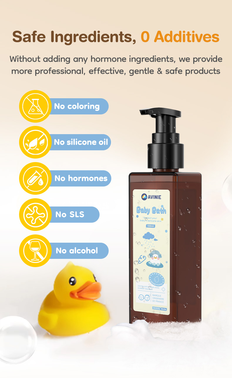 Avinie Sabun Mandi Bayi Cair 150ml BU06 BPOM Antibakteri Bahan Alami Marigold Foto 6