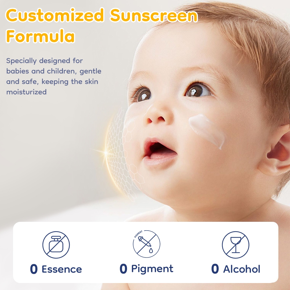 Avinie Physical Sunscreen Bayi Tabir Surya SPF50+ PA+++ 100g dengan Squalene Foto 4