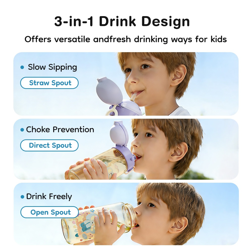 Dr.isla Botol Minum Anak Sippy Cup Flip-It 500ml Bahan PPSU BPA Free Anti Kolik Foto 2