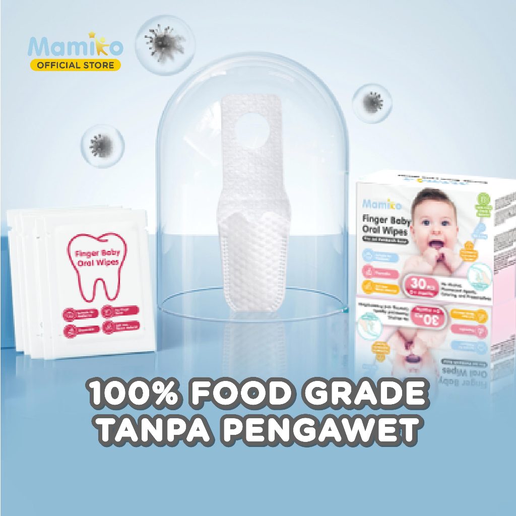 Mamiko Finger Wipes Oral Care Foto 3