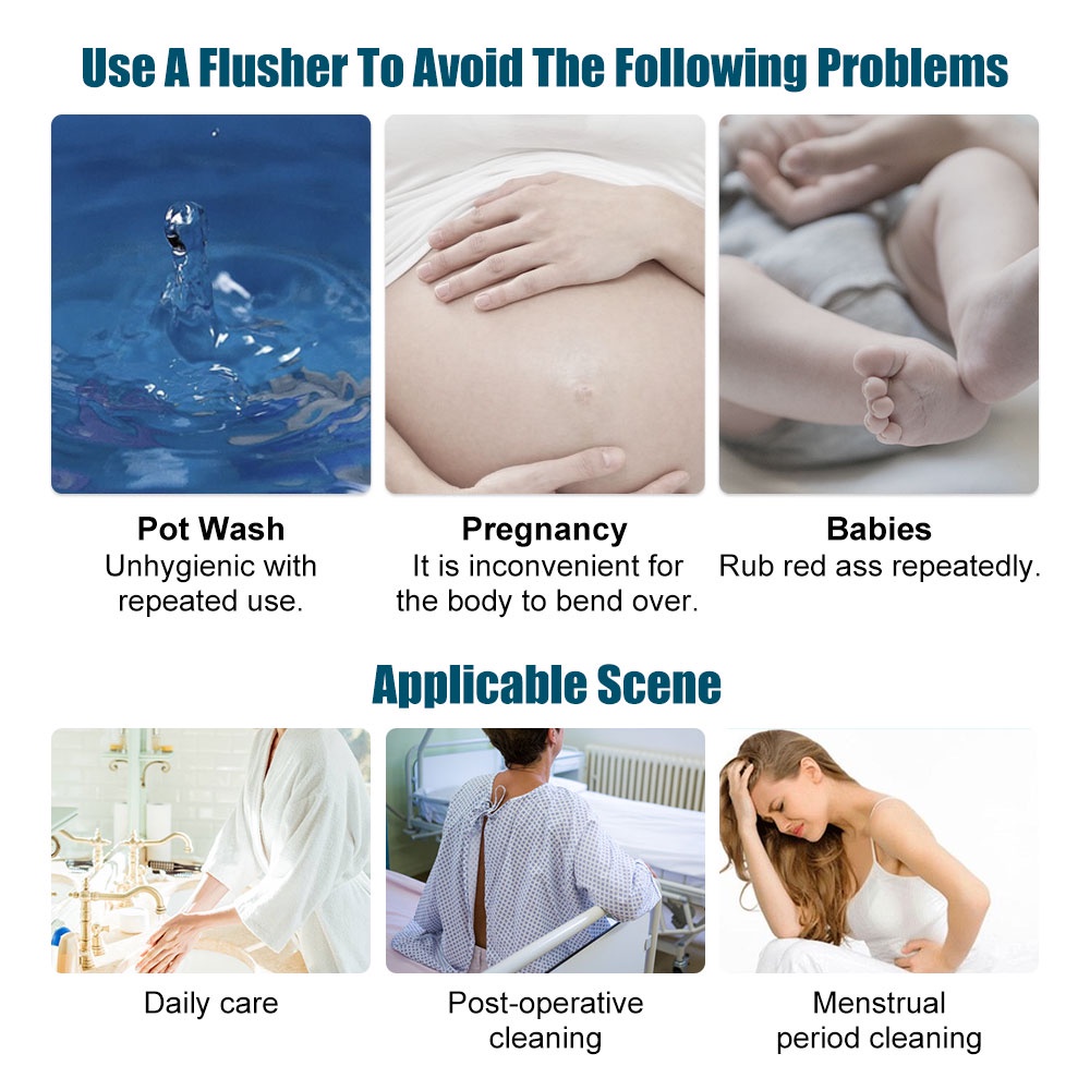 Dr.isla Bidet Portable 500ml Travel HM6 untuk Wanita Bersalin Bayi Wasir Foto 2