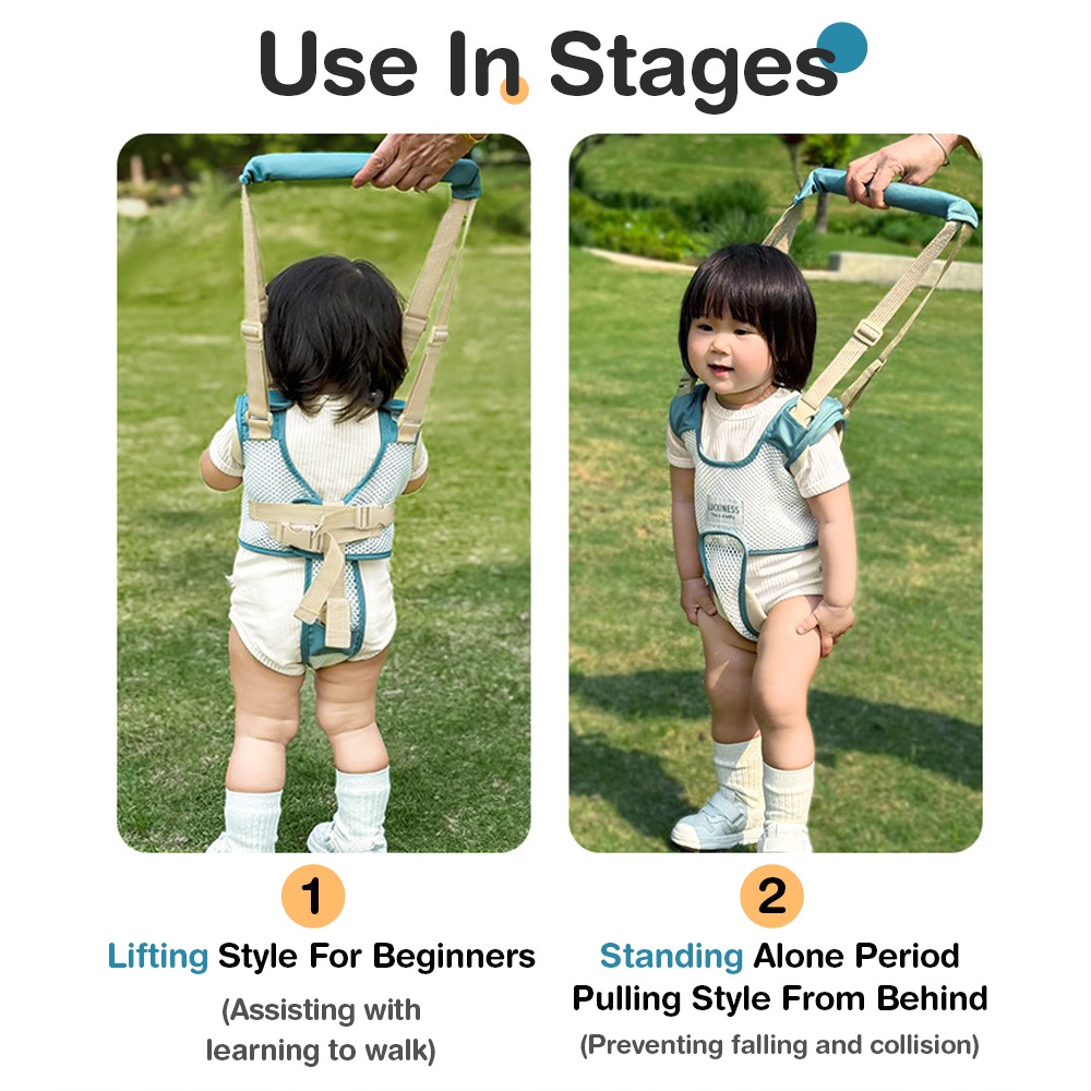 Dr.isla Walker Assistant Belt BD05 Alat Bantu Jalan Bayi Penyangga 360° Dua Mode Foto 3
