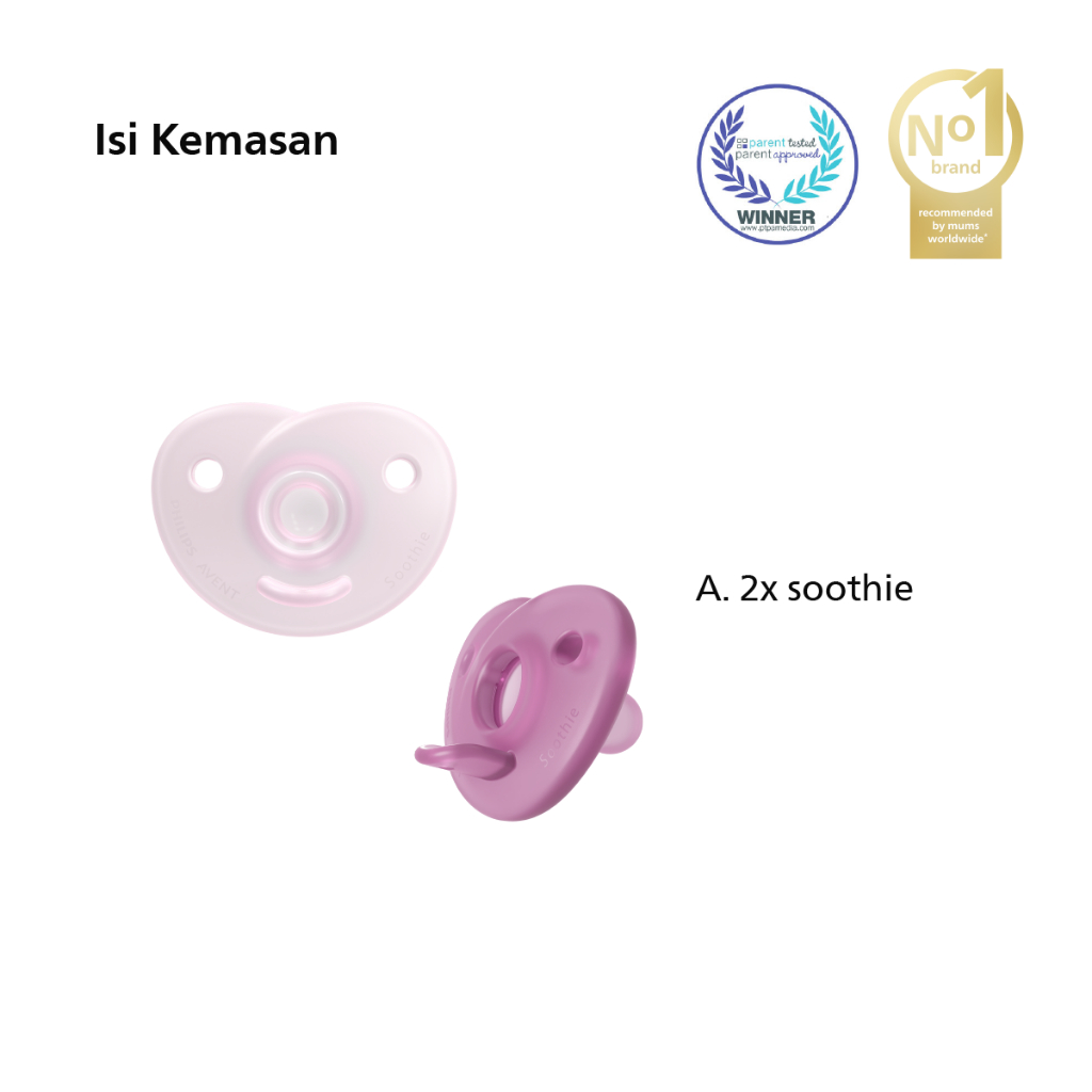 Empeng Philips Avent Soothie Heart Foto 2