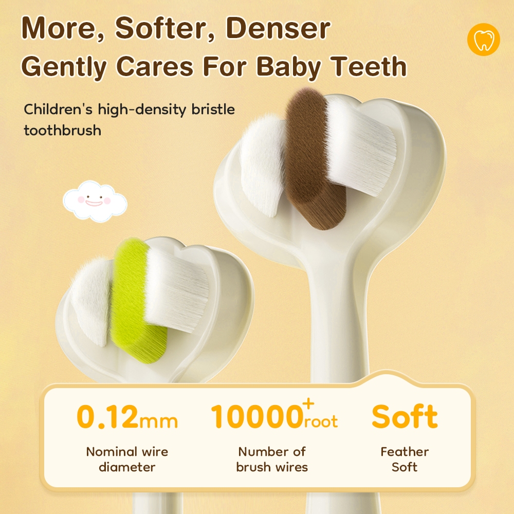 Sikat Gigi Anak Dr.isla BT12 2-9 Tahun Three Sided Comfortable Bulu Halus Foto 3