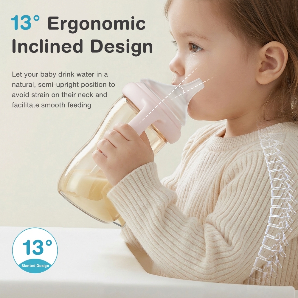 Botol Susu Bayi Dr.isla PPSU Tipe WC38 300ml Fitur Anti Tersedak dan Indikator Suhu Foto 3