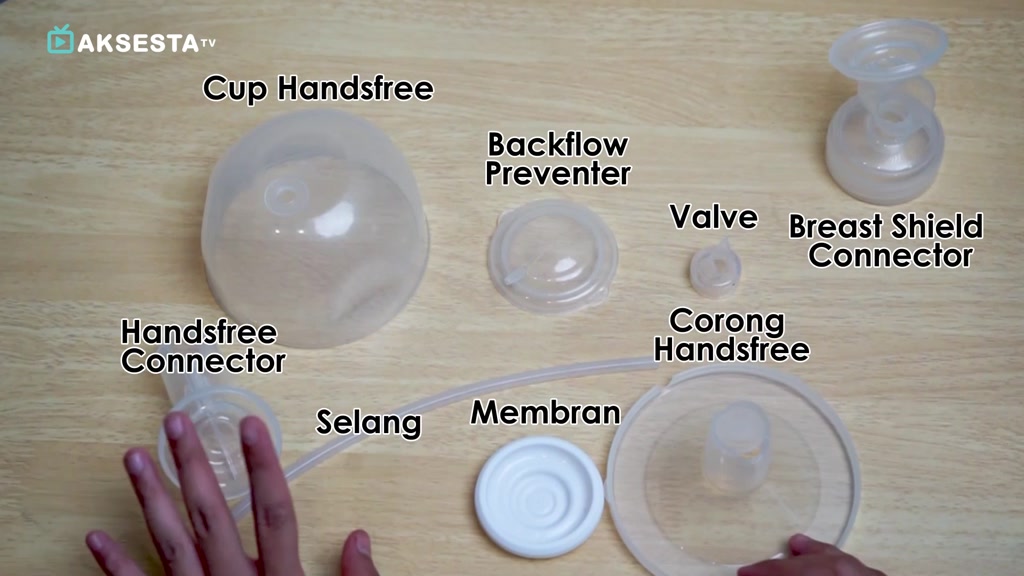 Spectra Handsfree Cup Set Kanan dan Kiri 2pcs Ukuran M 28mm untuk Pompa ASI