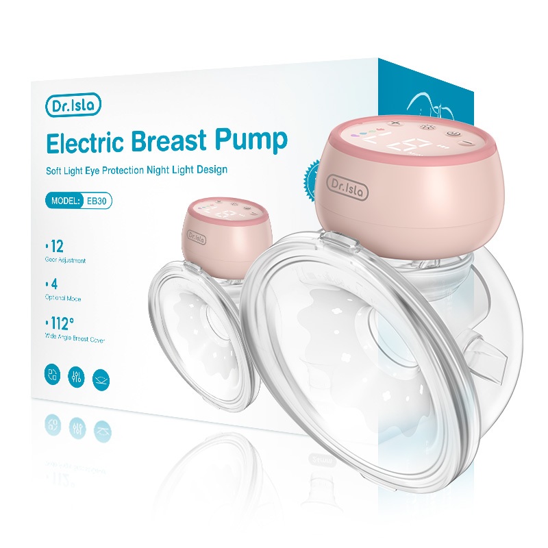 Pompa ASI Elektrik Dr.isla EB30 Handsfree Wireless Rechargeable dengan Lampu Malam BPA Free Foto 6